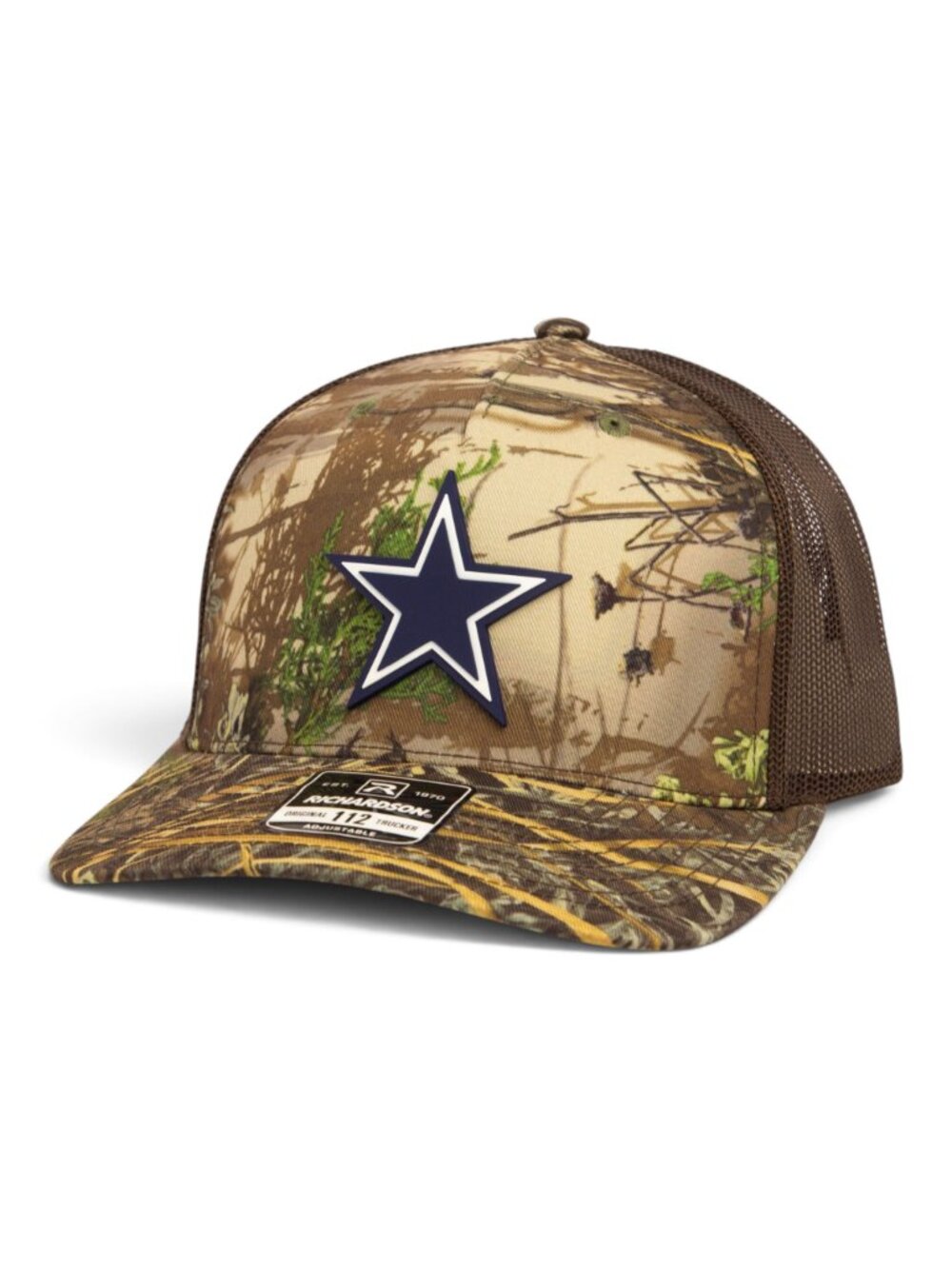 Dallas Cowboys 3D Snapback Trucker Hat- Realtree Max-1/ Brown